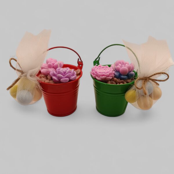 Τσίγκινο Γλαστράκι Μπομπονιέρα