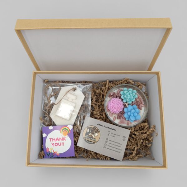 Σετ Κερί Ποτήρι με Ταμπλέτα Ντουλάπας